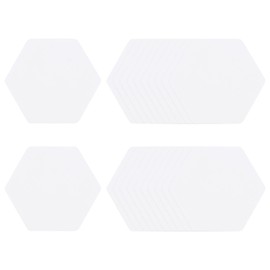 sourcing map 100 Count English Paper Piecing Hexagon 12mm Shapes Paper Quilting Templates Patchwork English Paper Piecing Supplies for Quilting Sewing DIY Craft