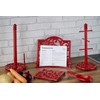 Premier Housewares 812118 Cast Iron Trivet - Red, H2 x