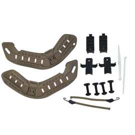 Airsoft Paintball Military Side Rail Set Guide Accessories for ARC MICH 2001 Helmet