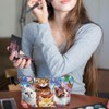 JYNVO Kosmetiktasche mit Katzenmustern (Geschäumtes Futter)