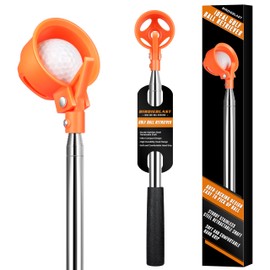 BIRDIEBLAST Golf Ball Retriever, 9Ft/12Ft/17Ft/20Ft Professional Stainless Steel Golf Ball Retriever, Telescopic Golf Ball Retriever for Water (9Ft)