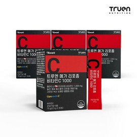 TrueN 트루엔 메가 리포좀 비타민C 1000 30포X4박스 TrueN Mega Liposome Vitamin C 1000 30 Packs x 4 Boxes