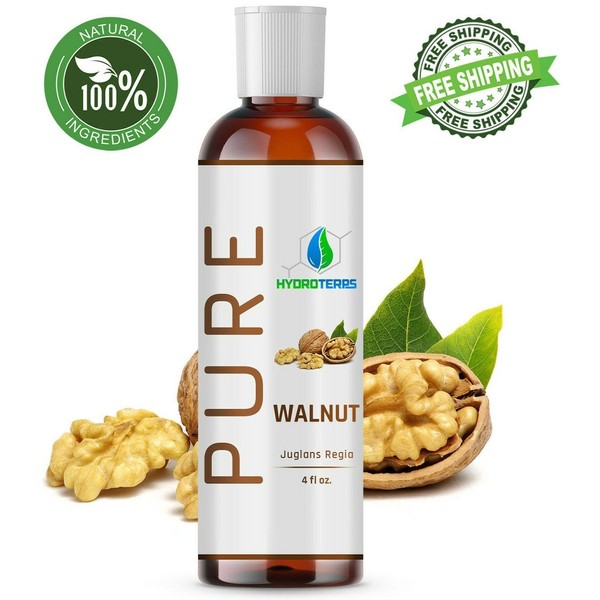 Walnut Oil 4 oz. Cold Pressed REFINED 100% Pure Natural