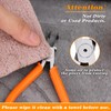 SPEEDWOX Full Flush Cut Chip Cutters 38 Degree Angled Jaws