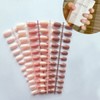 Uniseumula Nail Tips Clear Single Color 24 PCS Oval Soft Tips / 유니스뮬라 네일팁 투명색 단일색 24PCS 오발 말캉팁