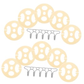 FUNOMOCYA 1set Car Seat Cover Fastening Hooks Beige Plates for Secure Installation Prevents Slipping Easy to Use Locking Clips Versatile Organizer for Car Interiors