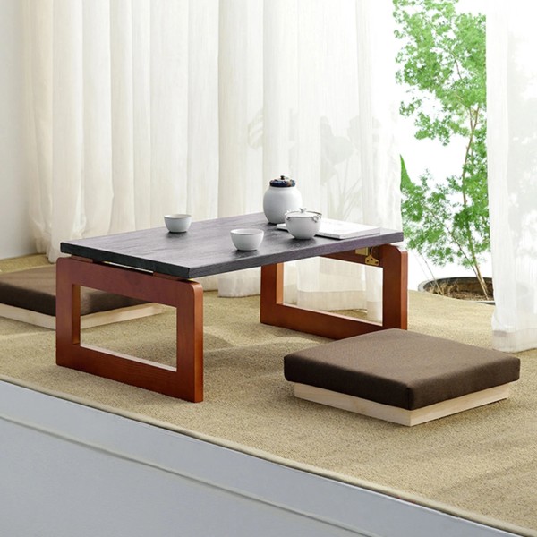 Unbranded Coffee Table Low Picnic Table Wooden Folding Tea/Snack Breakfast