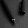 Hong Dian 517D - Pluma estilográfica, color negro mate, Punta