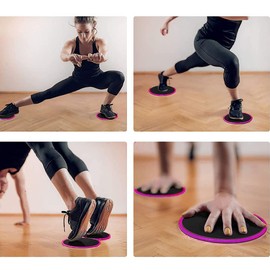 JOYDAY Slide Disc, Balance Disc, Board, Diet, Muscle Training, Core Slider, Abs, Chests, Butt, Adductor, Training, Slide Board, Convenient to Carry, Cute, Fitness Goods, For Home Exercise, Core