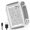 MoKo Magnifying Glass for Reading, Rechargeable 5/20/45X Full Page Book