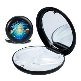 Zaspaver Magnetic Closure Retainer Case Travel,Black,Sunrise