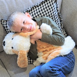 Weighted Lap Blanket Pad for Kids Dog Puppy Weighted Blanket 4 Lbs - Washable - Perfect for Sensory Disorders Such as Autism, ADHD, Anxiety, Stress and Poor Concentration - by Sensory4u