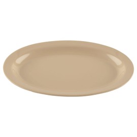 G.E.T. OP-610-T Melamine Oval Serving Platter, 10" x 6.75", Tan (Set of 12)