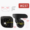 1 Pair Replacement Wheels 360 Swivel Suitcase Casters for Luggage