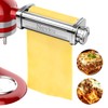 Pasta Roller Attachment for KitchenAid Stand Mixer, Stainless steel Pasta
