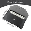 OUDQFCJ Leather Money Envelopes, Banknotes, Storage Envelopes, Purse, Reusable Money