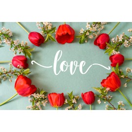 Stencils for Painting on Wood, Canvas, Cursive Script Sayings, Word Paint Stencils Welcome Love Grateful Hearts Reusable, 16pcs Essential Inspirational Stenciling Kit Rustic Valentines Day Décor