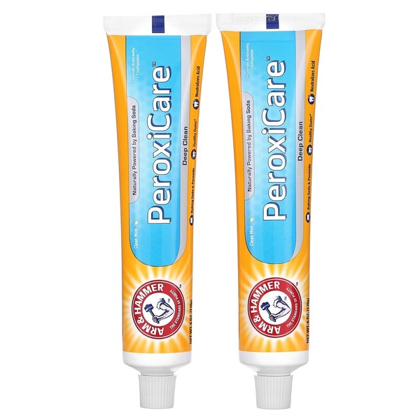 Arm & Hammer Peroxicare Healthy Gums Toothpaste Twinpack, 6 Ounce, 2 Ea, 6 Ounce
