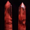 Red Smelting Quartz Healing Crystal Tower Point Wands Obelisk Home