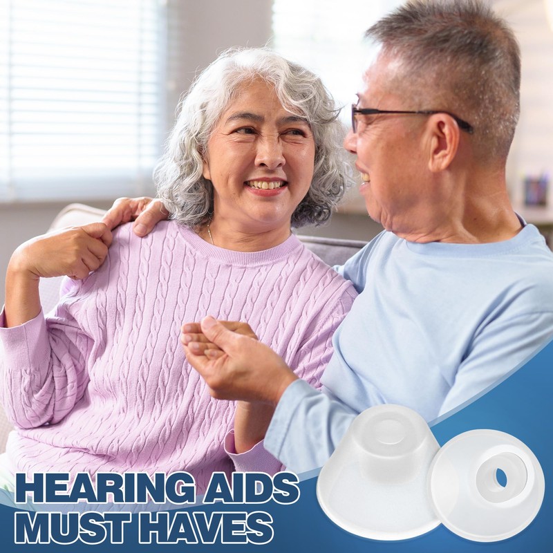 9Pcs Hearing Aid Domes Compatible with Audien Hearing(Open Round)