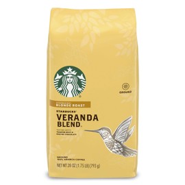 Starbucks Blonde Roast Ground Coffee — Veranda Blend — 100% Arabica — 1 bag (28 oz.)