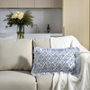 Ridhi Light Steel Blue Decorative Cotton Throw Pillow Sham Covers