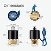 1/4” Brass Electric Solenoid Valve, 2 Way Air Valve Normally