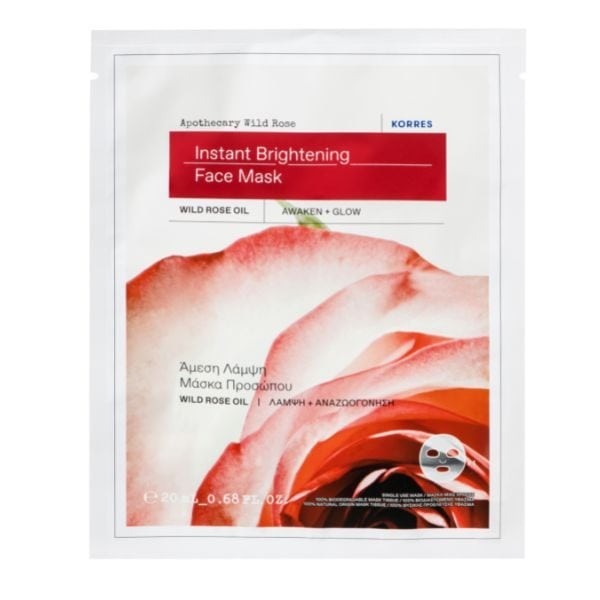 Korres Apothecary Wild Rose Instant Brightening Face Mask 20 ml