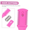 Minkissy Hair Cutting Comb Set Pieces Comb Thinning Hair Cutting
