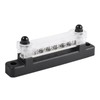 6 Terminal Single-row Bus Bar 150A BusBar Block with Cover,
