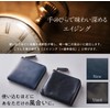 BARBERINI Men's Coin Purse, L-Shaped Zipper, Genuine Leather, Coin Case,