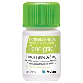 Ferro-Grad Tab PR 325mg 30 Tablets