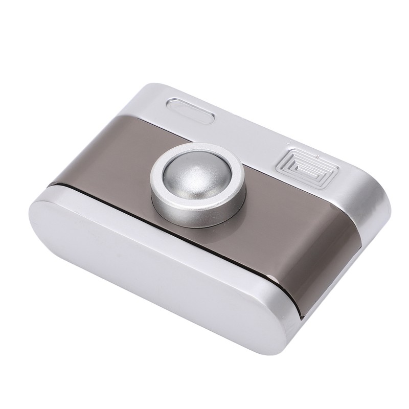 Camera Shaped ADHD Push Slider Toy Adult Metal Press Click