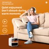 2nd Generation Mini Electric Space Heater with 3D Flames, Portable