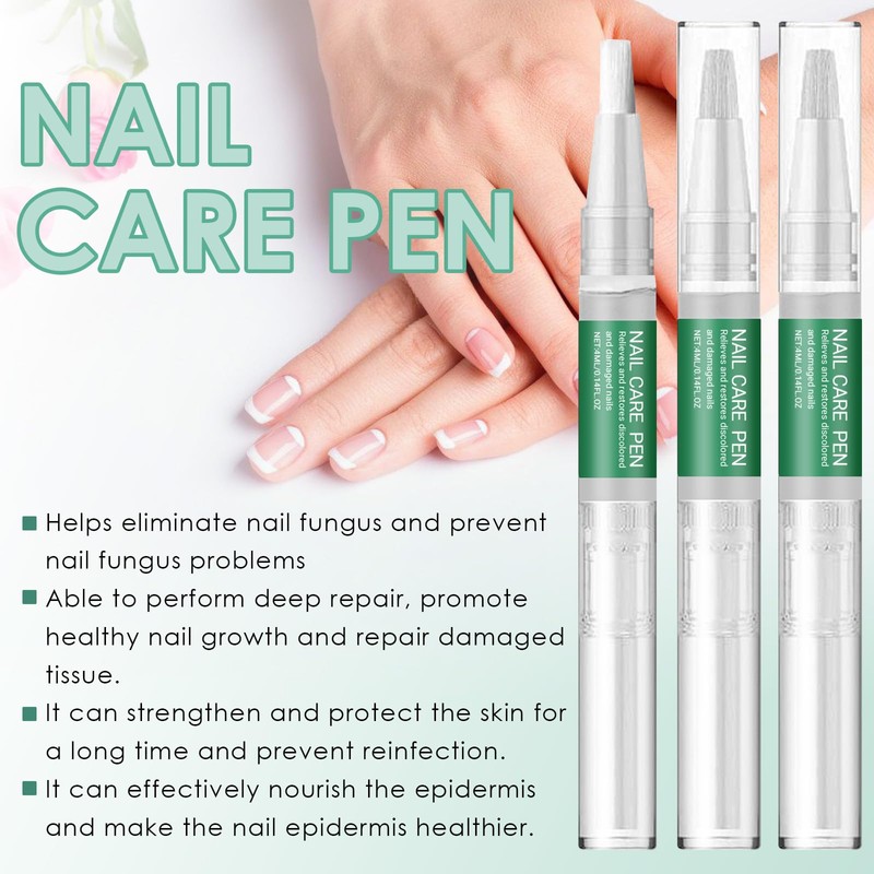 3 Stück Nail Care Pen,Nagelpflege feuchtigkeitsspendend,Nagelpflegestift,für Finger und Zehennägel