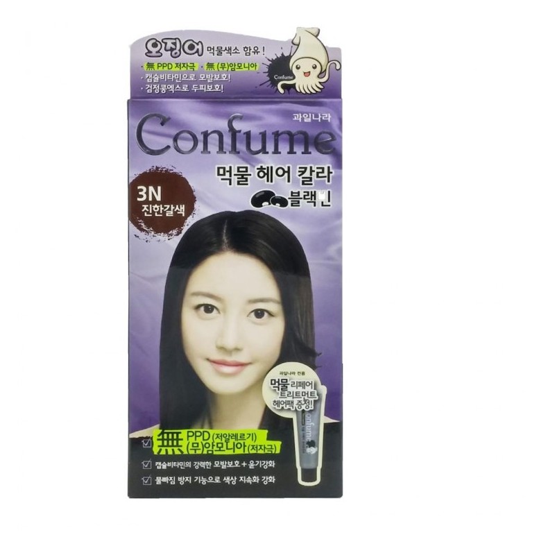 Pingshow87 Deep Brown Black Bean 3N Ink Color