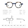 HEPIDEM - anteojos de acetato multicolor mate para mujer, estilo