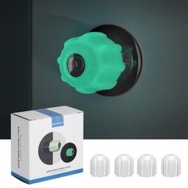 remedic Non Slip Door Knob Covers - Glow in The Dark - Set of 4 for Better Grip, Static-Free, Arthritis-Friendly, Ideal for Seniors & Nighttime Orientation – Grip Aid for Joint Pain Relief