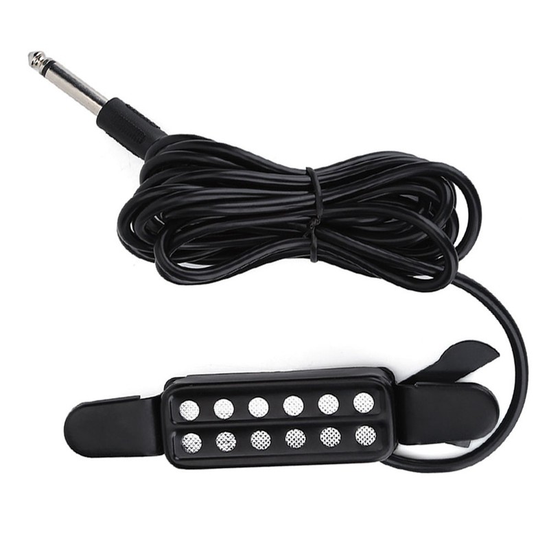 12 Sound Hole Magnetic Pickup Transducer for Acoustic Guitar Musical
