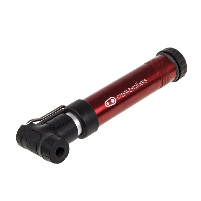 Crankbrothers - Bomba de Mano con Gemas, Color Rojo
