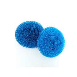 Dawn Scrubbers, Set of 4 Durable Non-Scratch Poly Mesh Scrubbies for Washing Dishes (2 Packages of 2)