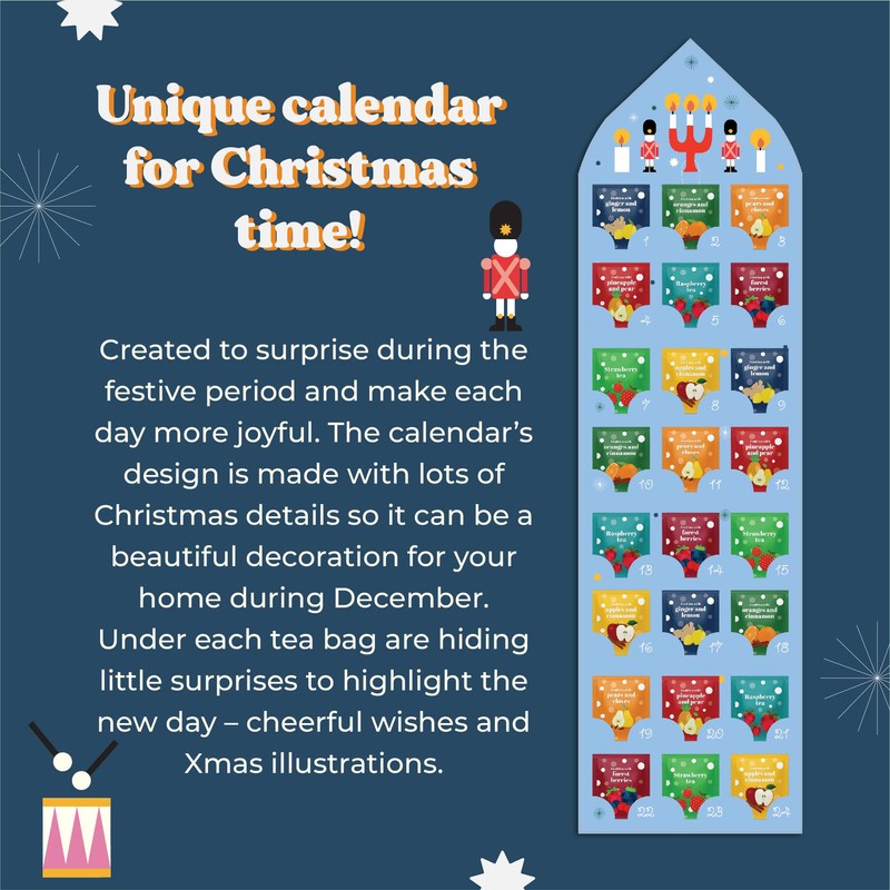 Acorus | Tea Advent Calendar | Tea Gift Set of