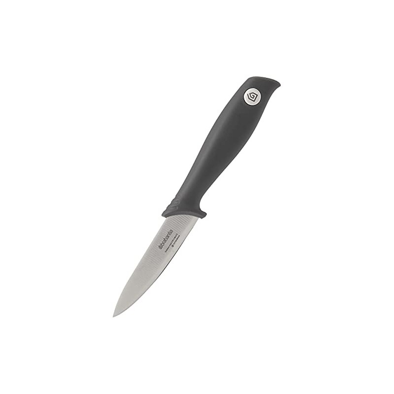 Brabantia Tasty+ Coltello Spelucchino, Dark Grey