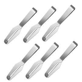 iplusmile 6pcs Stainless Steel Food Tweezers Dual-use Cooking Utensils for Peeling Plucking and Precision Handling Kitchen