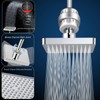 Voolan Filtered Shower Head Set, High Pressure Rain Shower with