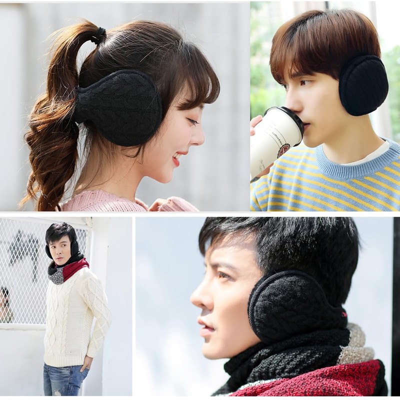 TaoTech Earmuffs, Cold Protection, Folding, Back Boa, Back Headband, Heat