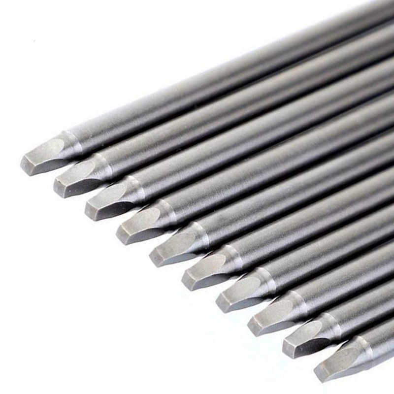 Bestgle 10pcs 1/4 Inch Shank 150mm Long Magnetic Square Head