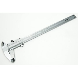 PIMALDAUM® Vernier Calliper Calliper DIN 862 Carbon Steel in Plastic Box (Metal, 0-200 mm)