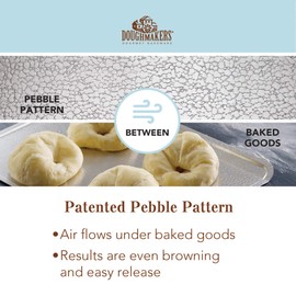 Doughmakers Biscuit Sheet Commercial Grade Aluminum Bake Pan 10" x 14"