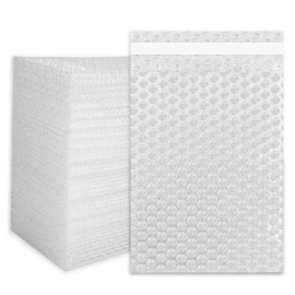 Coolpkg 550 7x8.5 Bubble Out Pouches Bubble Bags Self Seal Protective Wrap Clear